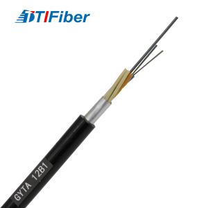 Quality Outdoor GYTA G652D Armoured Optical Fiber Cable Single Mode wholesale