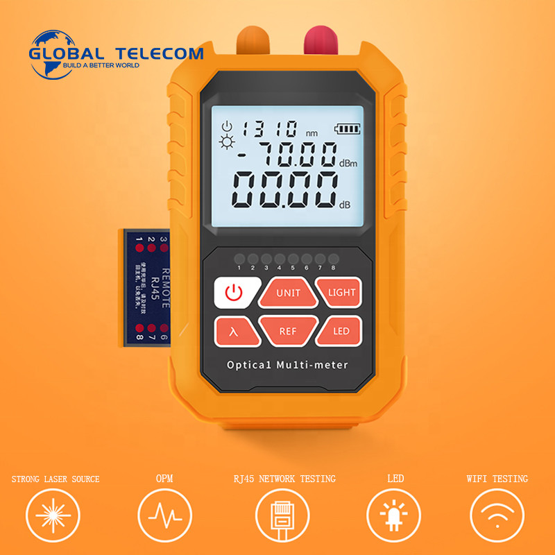 AIO Portable Optical Power Meter , 5km Laser Visual Fault Locator FC SC ST