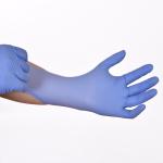 Powder free disposable nitrile examination gloves