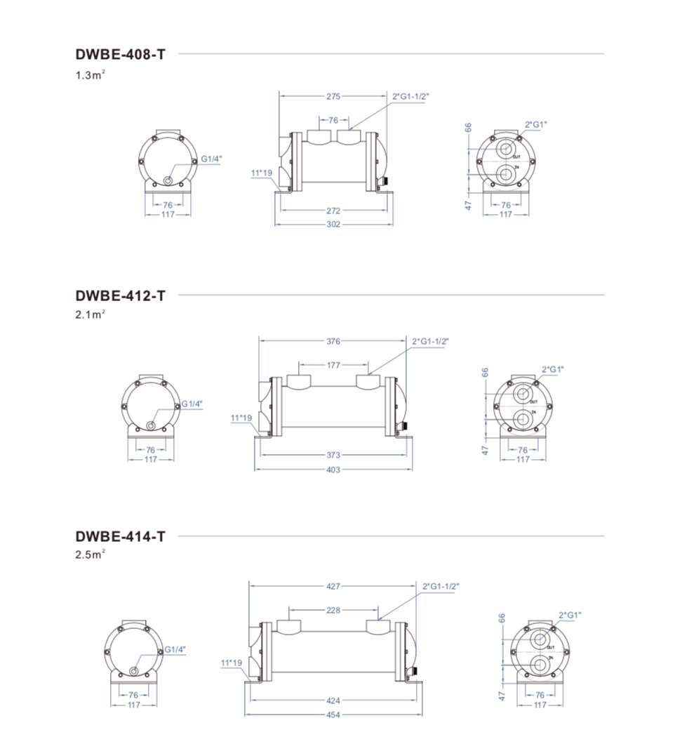 Shell and tube heat exchanger shell and tube oil cooler industrial shell and tube cooler