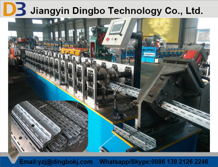 2.0mm Thickness Cable Tray Roll Forming Machine With 16 Steps Forming Station