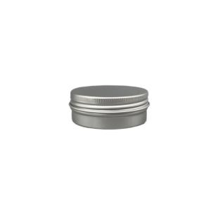 Quality Small 60ml 80ml Aluminium Tin Jars Round Edge Screw Twist Top For waxes wholesale