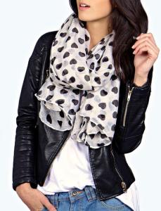 Quality LADY FASHION POLK DOT LIGHTWEIGHT SCARF wholesale