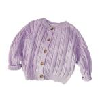 Mommy And Me Chunky Knitted Sweater Cardigan Cotton Thick Winter Hand Knit