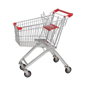 Quality 60L Top Selling European style supermarket metal shopping trolley for carrying wholesale