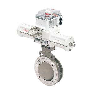 Quality PN 10 - 40 Pressure Butterfly Control Valve With 3200MD Digital Positioner wholesale