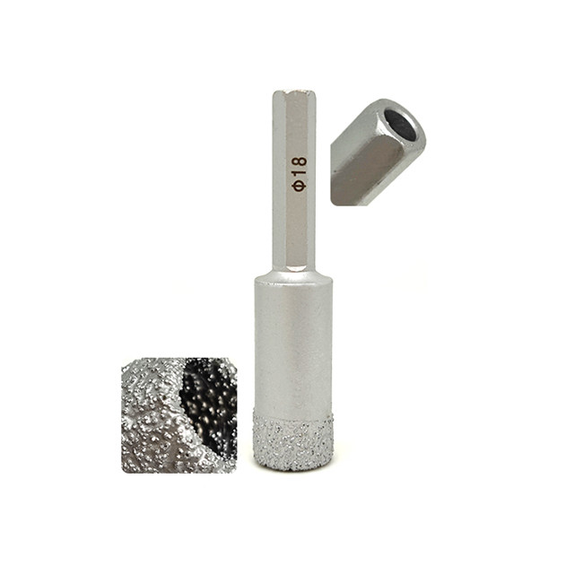 Deyi White Hexagonal Diamond Drill Core Bits For Ceramic Tile