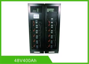 Quality ESS UPS LiFePO4 Rechargeable Batteries 48V 400Ah RS485 Modbus Communication wholesale