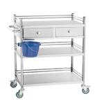 RK Bakeware China Medical Hospital Dressing Stainless Steel Trolley Surgical