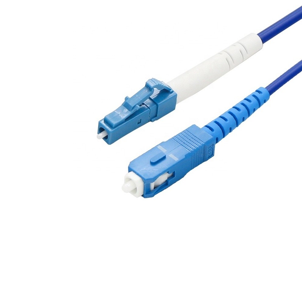 SC - LC Systimax Simplex 3 Meter Spiral Armored Patch Cord For FTTH