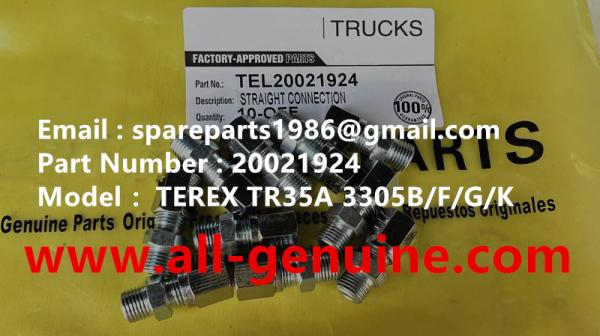 20021924 CONNECTOR TEREX NHL RIGID DUMP TRUCK TR35 TR50 TR60 TR100 3305B 3305F