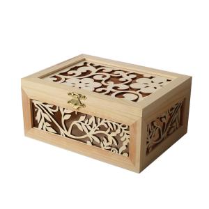 Quality Custom Logo Natural Wooden Gift Packaging Box Engraved Sustainable wholesale