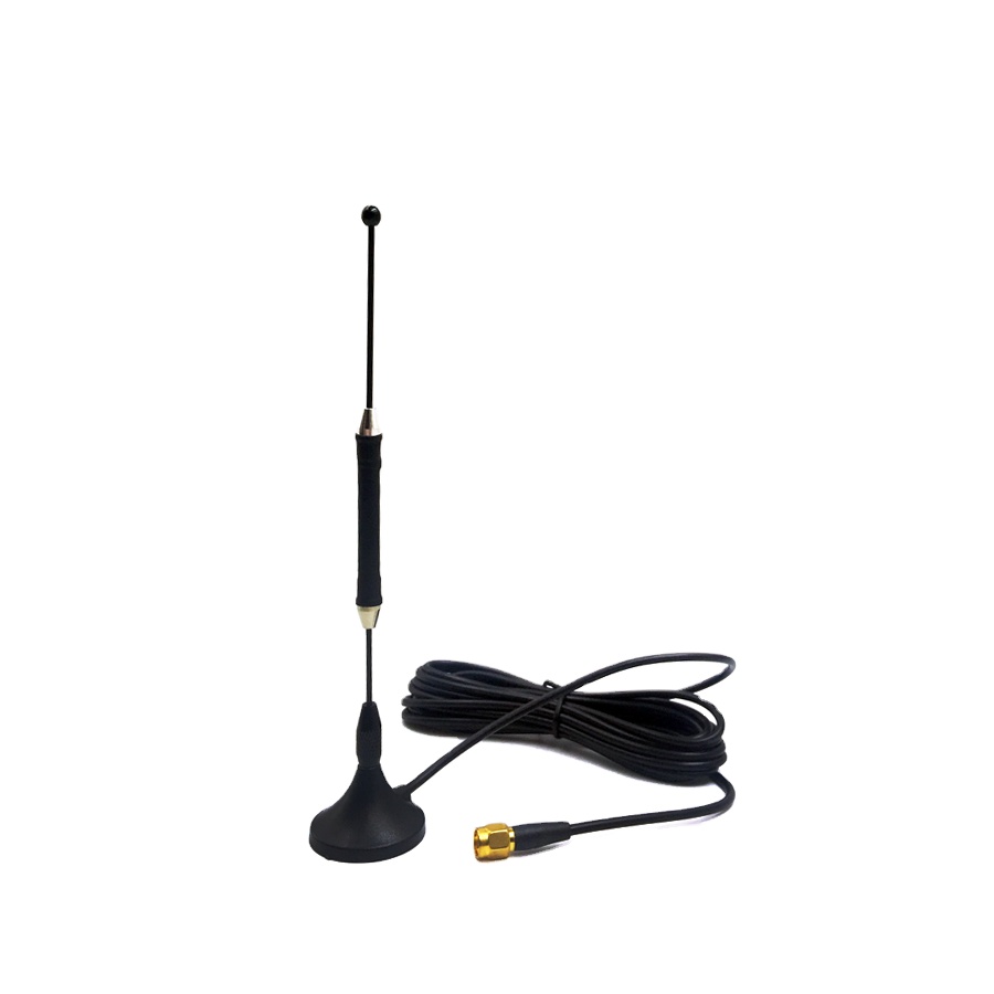 External Omni 4G LTE Antenna with Sucker RPSMA TS9 CRC9 Connector Magnetic Base