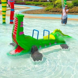 Quality Kids Play Parks With Splash Pads Water Slide For Aqua Park wholesale