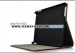 Crocodile Skin iPad 2 Leather Hard Case - Red