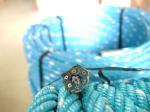 6 Strand 18mmx500m PP PE Combination Wire Core Rope For Fishing Towing Ship