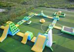 Attractive Inflatable Water Play Obstacle Course , Giant Inflatable Floating