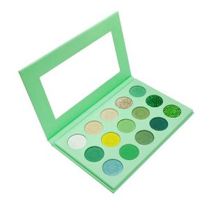 Quality Waterproof 12 Color Private Label Shimmer Eyeshadow Palette wholesale