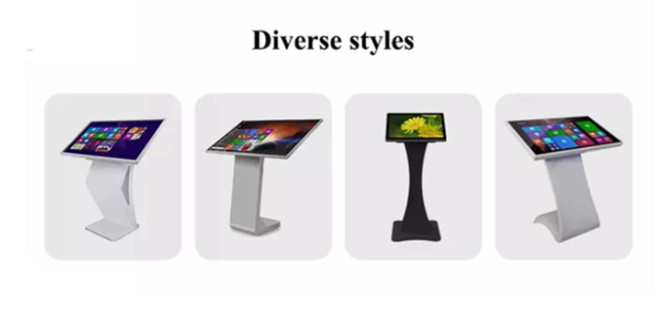 Android6.0 330cd/m2 Self Service Ordering Kiosk 78W