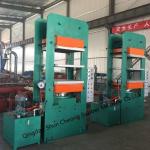 Solid Rubber Tyre Vulcanizing Press / Rubber Powder Wheel Making Machine