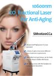 Factory direct sell 0.1-0.2mm dot interval stationary fractional co2 laser