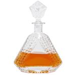 Clear Whiskey Decanter Glass Crystal Glass Liquor Bottle with Customized Bottle