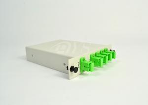 Quality LGX 1260~1650nm, 1*4 PLC ptical Fiber Splitter Cassette Type wholesale