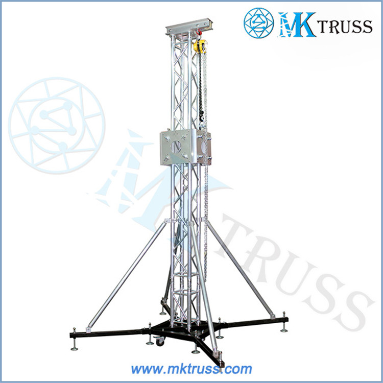 MK-TS300N Aluminium Truss System Stage with High Performing Hardness of 15-18 Degree