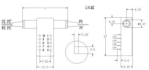 2x4 Fibre Optical Switches Duplex 1x2 Opto-Mechanical In Relay Hub Module
