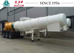 Quality 35 Tons Chemical Tank Trailer , Long Distance Acid Tanker Trailer With 3 Axles wholesale