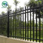 Pre Assembled Classic Spear Top Contemporary Aluminum Fence Black Customized