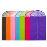 Colorful Cloth Hanging Garment Bags , Foldable Hanging Wardrobe Bag For Overcoat