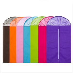 Quality Colorful Cloth Hanging Garment Bags , Foldable Hanging Wardrobe Bag For Overcoat wholesale