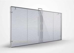 Quality Supermarket Indoor Outdoor Transparent P3.91 LED Mesh Screen wholesale