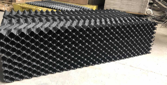 500mm Cooling Tower Fill Media Replacement Counter Flow Media PVC Fill Packs 3