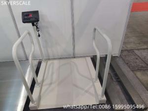 Quality Medical Wheelchair Scale Hospital Dialysis Room Rehabilitation Room Weight Scale With Optional RS232 Bluetooth wholesale