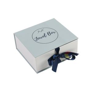 Quality Square Book Shape Cardboard Jewelry Gift Boxes Stylish With Ribbon wholesale