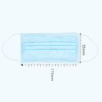 Hanging Ear Fold Disposable Flat Mask Non Medical EN14683 5g