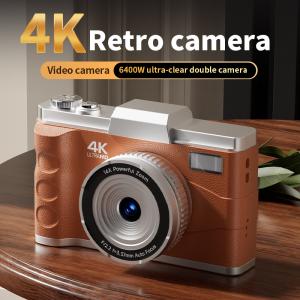 Quality 4K Retro Digital Camera 3inch Screen Entry-Level Kids Campus HD Zoom Photography wholesale