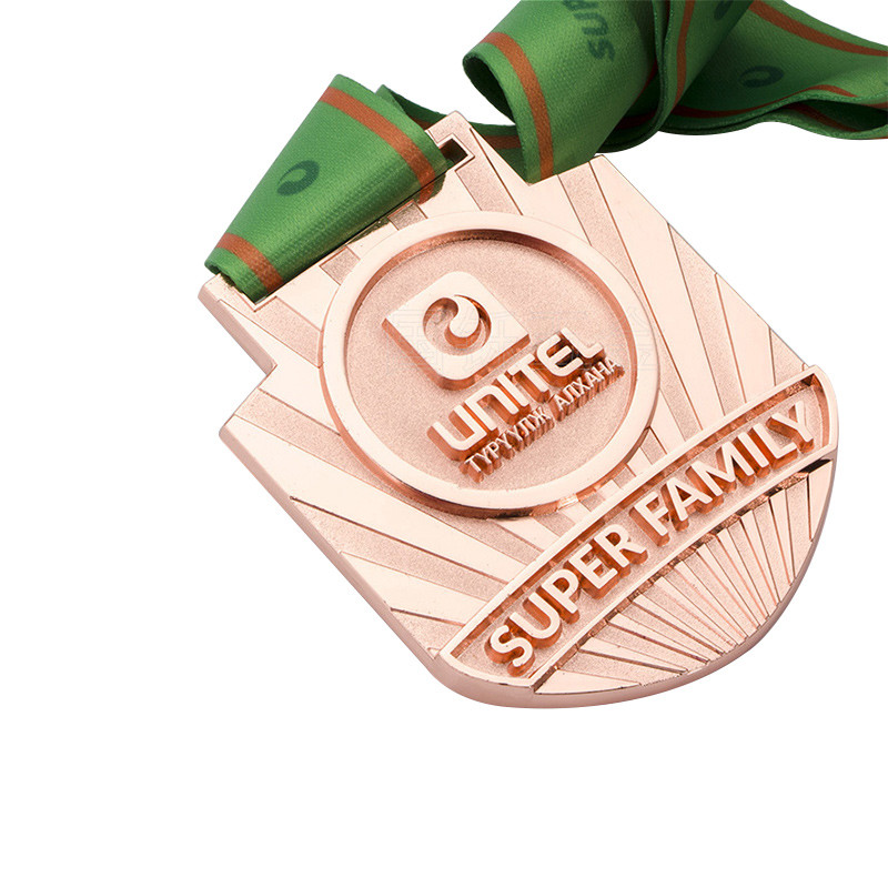 3D Gold Metal Marathon Sport Medal Running Award Zinc Alloy