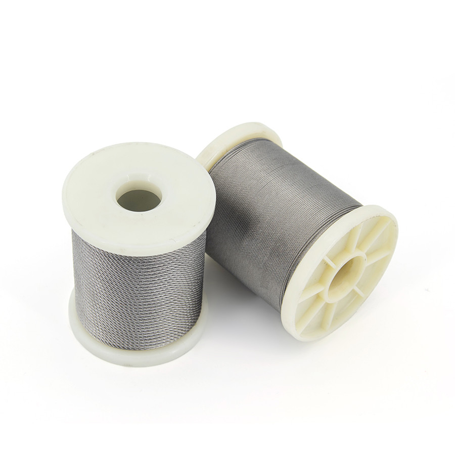 0.35mm 316 Stainless Steel Wire Rope High Tension For Industry 1 X 7 Wire Rope