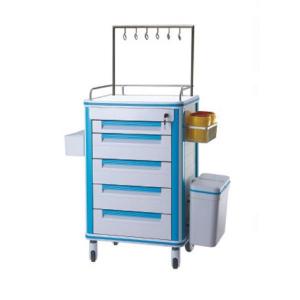 Quality Hospital Furniture ABS Medical Equipment Emergency Trolley Cart Hospital Trolley wholesale