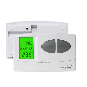 Quality Water Heating Electronic Wired Room Thermostat With Push Button wholesale