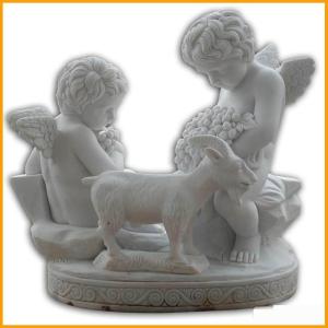 Quality Children Angel Stone Marble Statue wholesale