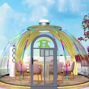 Quality Custom Size Outdoor Tent PC Clear Bubble Dome Transparent Tent Dome Tent for Casual Cafe wholesale