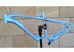 27.5 Inch Plus Electric Bike Frame Mid Drive Blue Color For Mtb Ebike