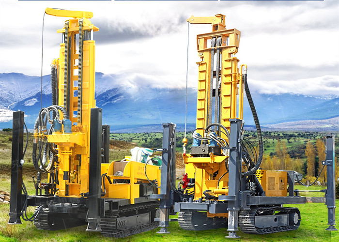 260m Percussive Pneumatic Drilling Rig Crawler Machine