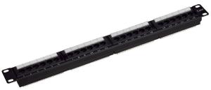 Quality 24 Port 1 U Cat6 patch panel rackmount 568A &amp; B, RJ45 wholesale