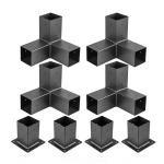 3-Way Connect Heavy Duty Pergola Wood Stand Kit for Strengthened and Waterproof