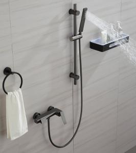 Quality Leakproof OEM Gray Hot Cold Copper Bathtub Faucet wholesale